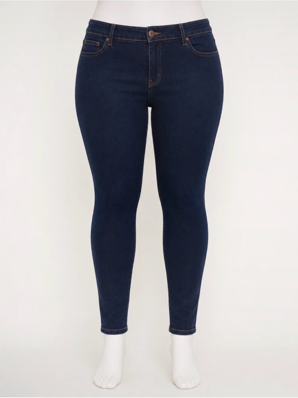 Forever 21 -Pull-Up Comfortable Stretch-Denim Jeans